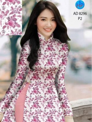 vai ao dai hoa hong deu re da dang 90086