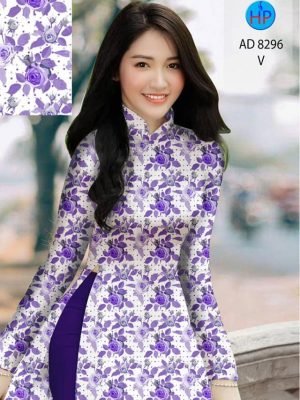 vai ao dai hoa hong deu shop my my dang hot 000292