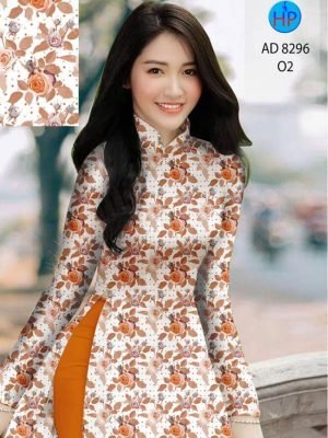 vai ao dai hoa hong deu shop my my doc dao 1300194