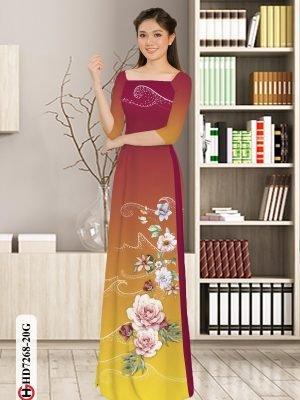 vai ao dai hoa hong doc dao mau moi 550263