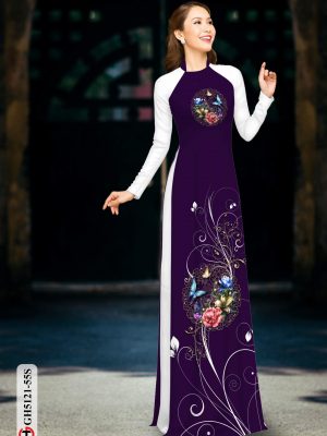 vai ao dai hoa hong duyen dang cuc hot 104279