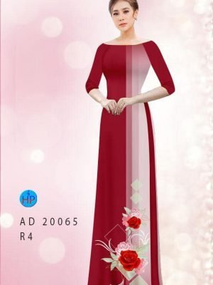 vai ao dai hoa hong rat duyen dep 452117