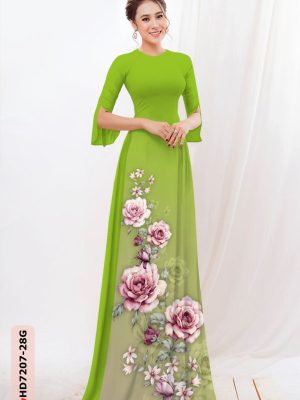 vai ao dai hoa hong rat re doc dao 419277