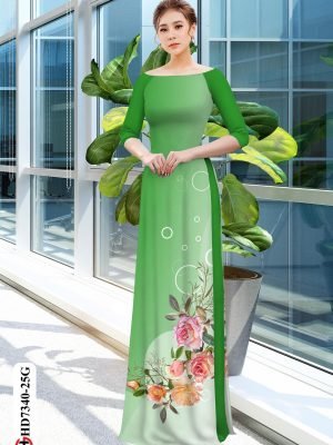 vai ao dai hoa hong re cuc dep 171390