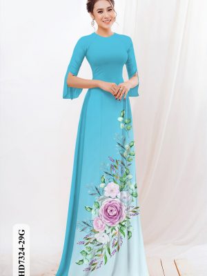 vai ao dai hoa hong re thuot tha 346292