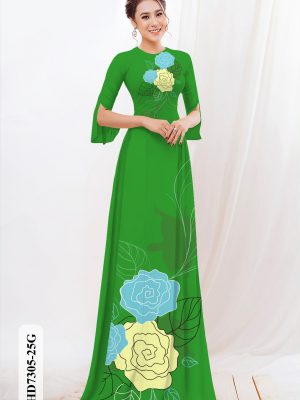 vai ao dai hoa hong shop my my da dang 3122