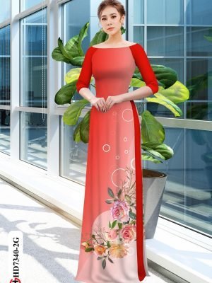 vai ao dai hoa hong shop mymy dang hot 913293