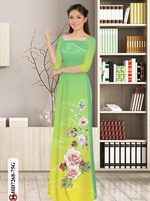 vai ao dai hoa hong shop mymy ua chuong 850211