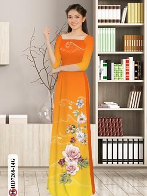 vai ao dai hoa hong ton dang ngoc phong cach 1650296