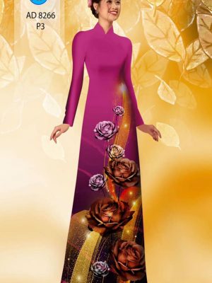 vai ao dai hoa hong truyen thong dang hot 157846