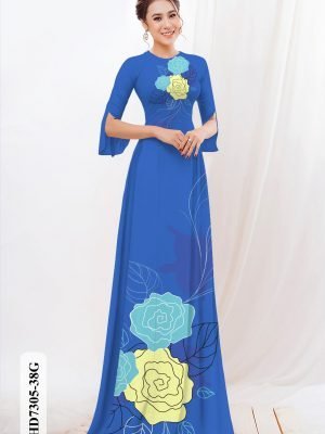 vai ao dai hoa hong truyen thong doc dao 41290