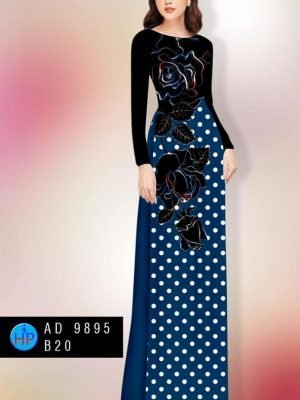 vai ao dai hoa hong va cham bi dang ngoc thuot tha 762277