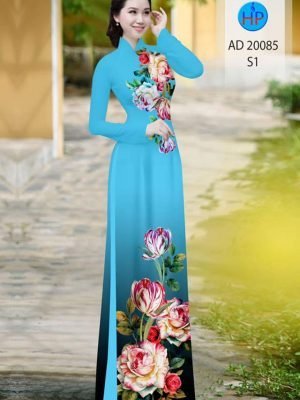 vai ao dai hoa hong va hoa tulip shop my my doc dao 91548