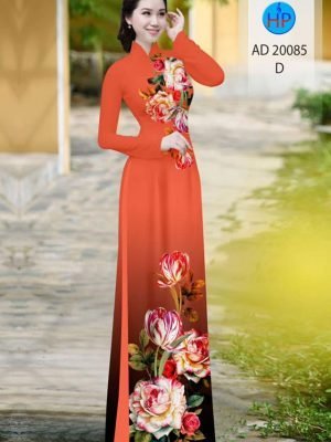 vai ao dai hoa hong va hoa tulip truyen thong chat luong 1715271