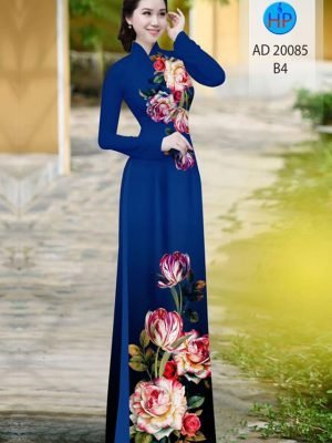 vai ao dai hoa hong va hoa tulip truyen thong thuot tha 115189