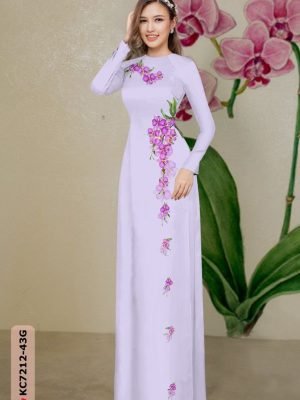 vai ao dai hoa in 3d co truyen cuc hot 64941