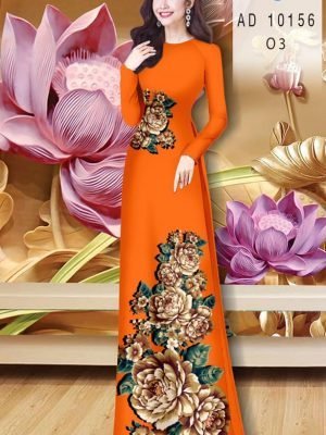 vai ao dai hoa in 3d co truyen da dang 122196