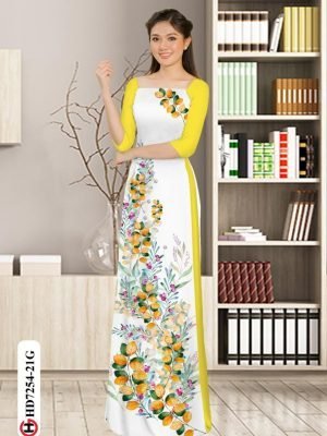 vai ao dai hoa in 3d co truyen da dang 135513