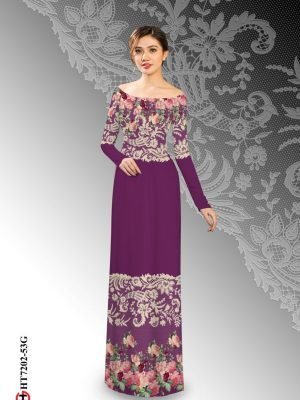 vai ao dai hoa in 3d co truyen da dang 39791