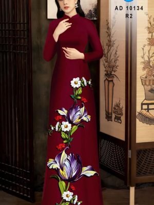 vai ao dai hoa in 3d co truyen dang hot 64049