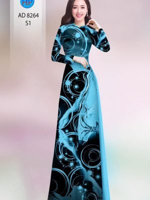 vai ao dai hoa in 3d co truyen dep 338132