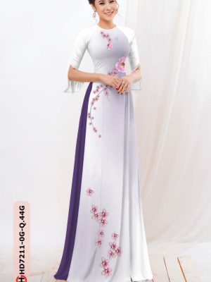 vai ao dai hoa in 3d co truyen long lanh 407208