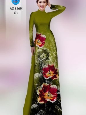 vai ao dai hoa in 3d co truyen rat dep 104575