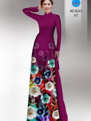 vai ao dai hoa in 3d co truyen rat dep 448175