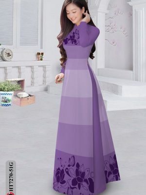 vai ao dai hoa in 3d co truyen thanh lich 112666