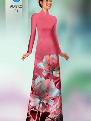 vai ao dai hoa in 3d co truyen thanh lich 907297