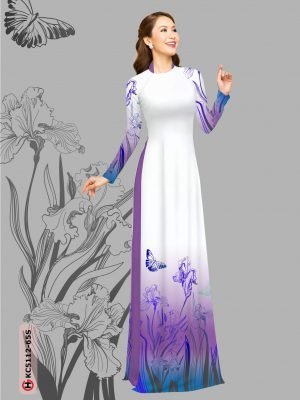 vai ao dai hoa in 3d dang ngoc da dang 107979