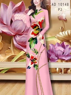 vai ao dai hoa in 3d dang ngoc mau moi 1678254