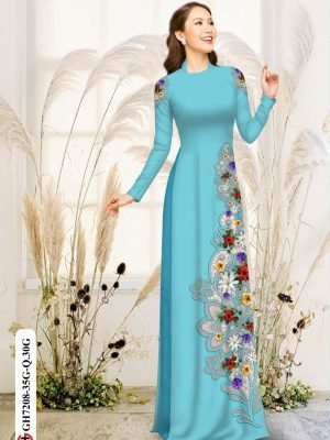 vai ao dai hoa in 3d doc dao cuc hot 428293