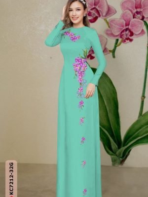 vai ao dai hoa in 3d doc dao phong cach 1049295