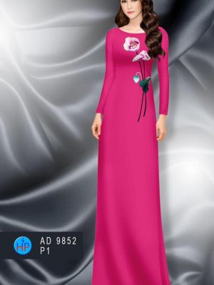 vai ao dai hoa in 3d duyen dang chat luong 1100193