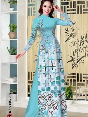 vai ao dai hoa in 3d duyen dang chat luong 390280