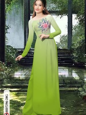 vai ao dai hoa in 3d duyen dang dang hot 97257