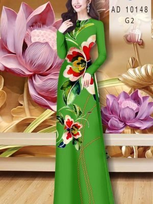 vai ao dai hoa in 3d duyen dang dep 1578158