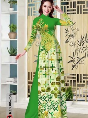 vai ao dai hoa in 3d duyen dang gia tot 89090