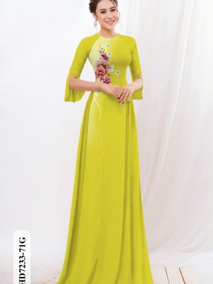 vai ao dai hoa in 3d duyen dang long lanh 107594