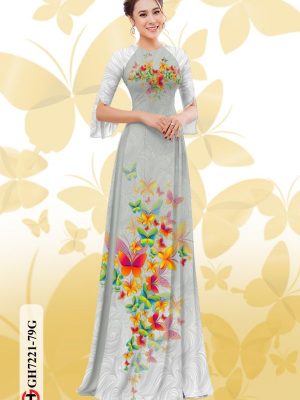 vai ao dai hoa in 3d duyen dang phong cach 157960