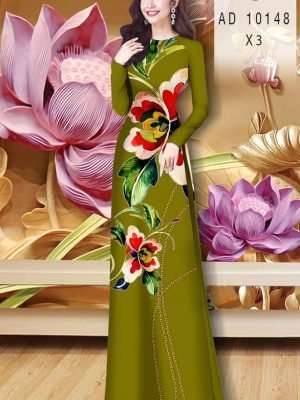 vai ao dai hoa in 3d duyen dang rat dep 1578254