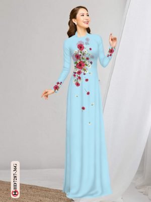 vai ao dai hoa in 3d gia re cuc dep 1415242