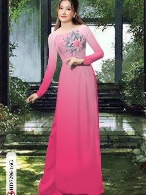 vai ao dai hoa in 3d gia re cuc dep 972157