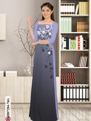 vai ao dai hoa in 3d gia re dam tham 130051