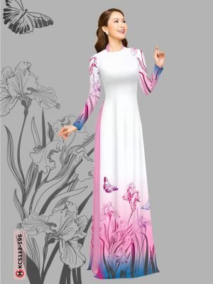 vai ao dai hoa in 3d gia re duoc chon nhieu 67986