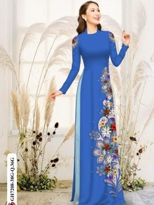 vai ao dai hoa in 3d rat duyen chat luong 128112