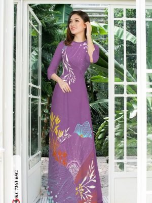 vai ao dai hoa in 3d rat duyen cuc hot 870294