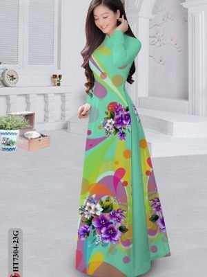 vai ao dai hoa in 3d rat duyen dam tham 42045