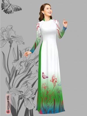 vai ao dai hoa in 3d rat duyen doc dao 079179